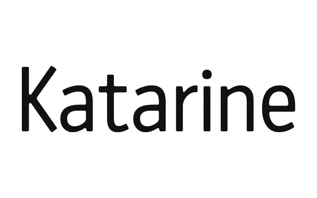 Katarine specimen from Suitcase Type Foundry