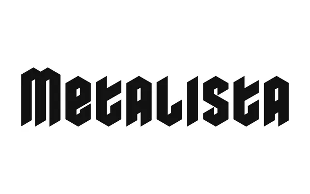 Metalista specimen from Suitcase Type Foundry