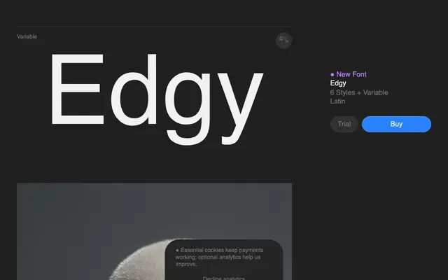 Edgy specimen from Superior Type