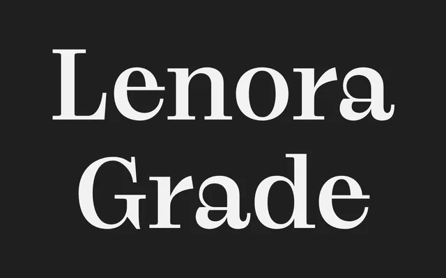 Lenora Grade specimen from Superior Type
