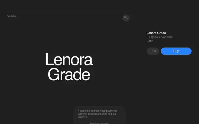Lenora Grade specimen from Superior Type