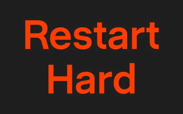 Restart Hard specimen from Superior Type
