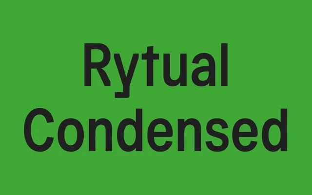Rytual Condensed specimen from Superior Type