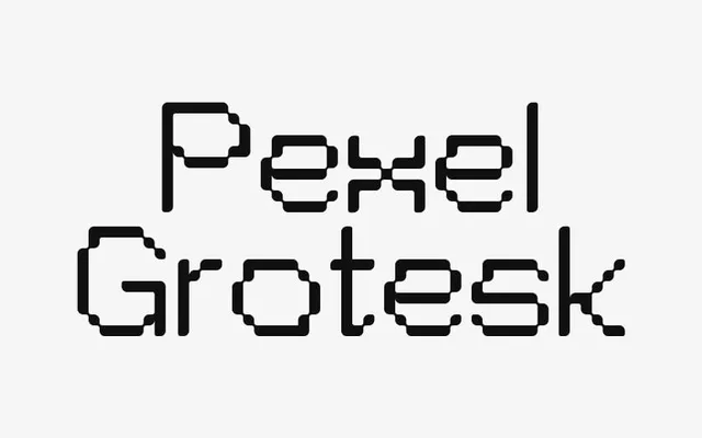 Pexel Grotesk specimen from Supernulla