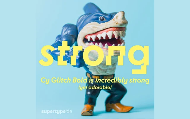 Cy Glitch specimen from Supertype