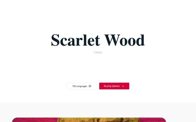 Scarlet Wood specimen from Supertype