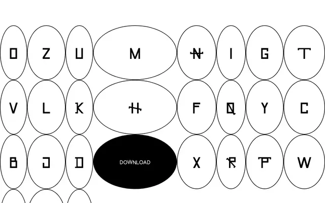 Bars specimen from SUVA Type Foundry