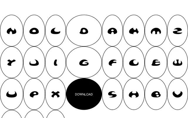 Mozzarella specimen from SUVA Type Foundry