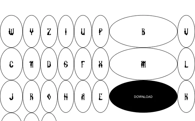 Varenyky specimen from SUVA Type Foundry