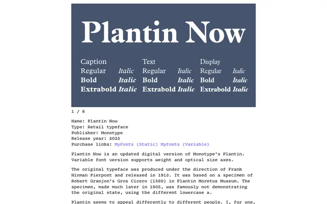 Tabular Type Foundry