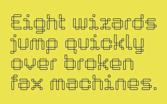 Byte 205 specimen from Talbot Type