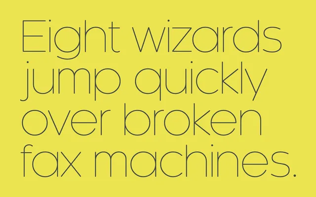 Kaleko 105 Round specimen from Talbot Type