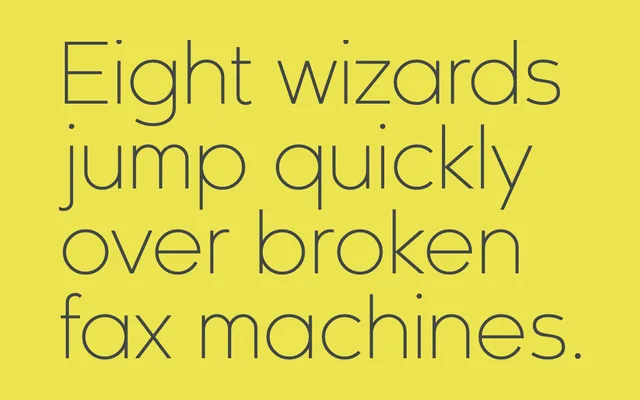 Kaleko 105 Text specimen from Talbot Type