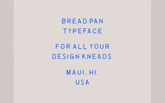 Bread Pan specimen from Taylor Penton