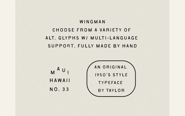 Wingman specimen from Taylor Penton