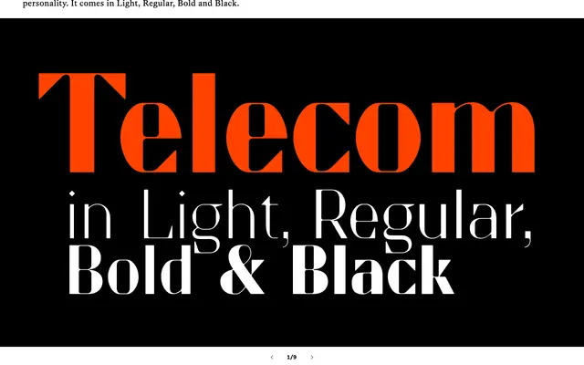 Telecom specimen from Tekio