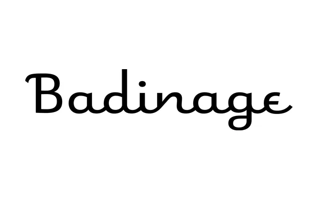 Badinage specimen from Terminal Design