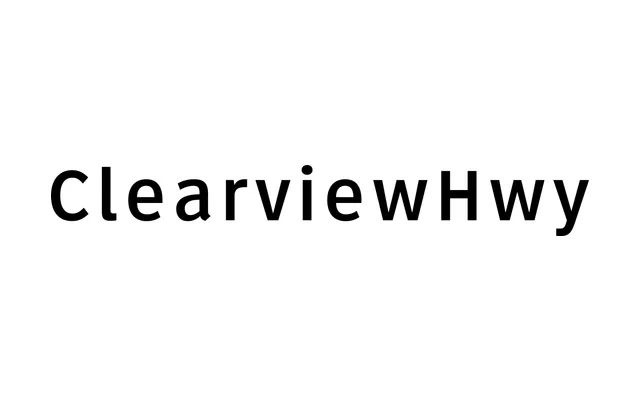 ClearviewHwy specimen from Terminal Design