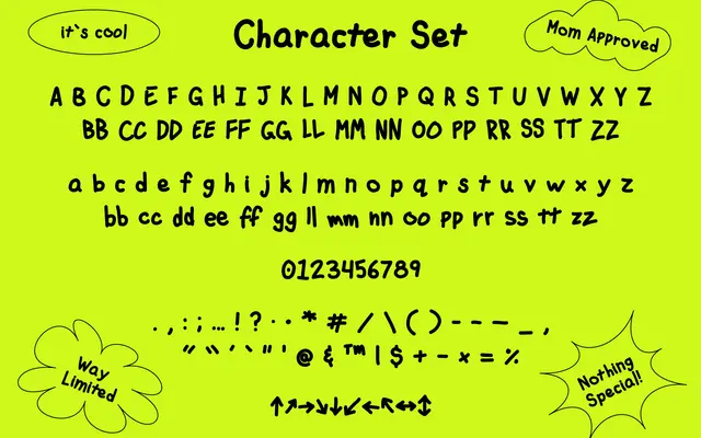 Komique Sans specimen from That That Type