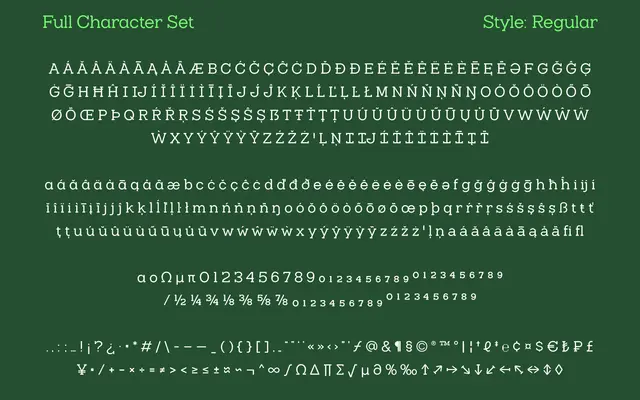 Slaab Variable Family specimen from That That Type