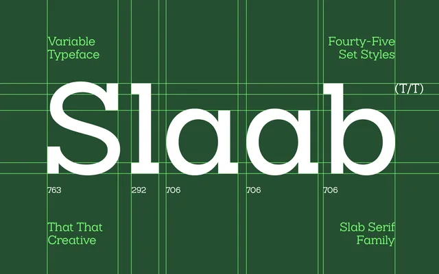 Slaab Variable Family specimen from That That Type
