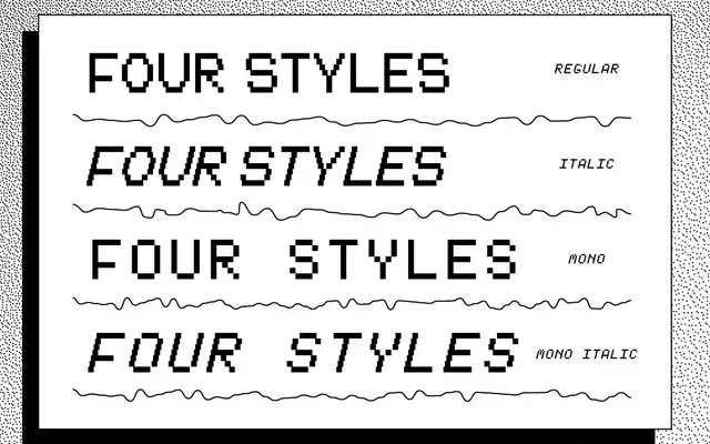 Tickerbit specimen from That That Type