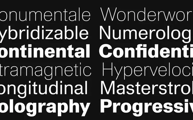 Berna specimen from The Designers Foundry