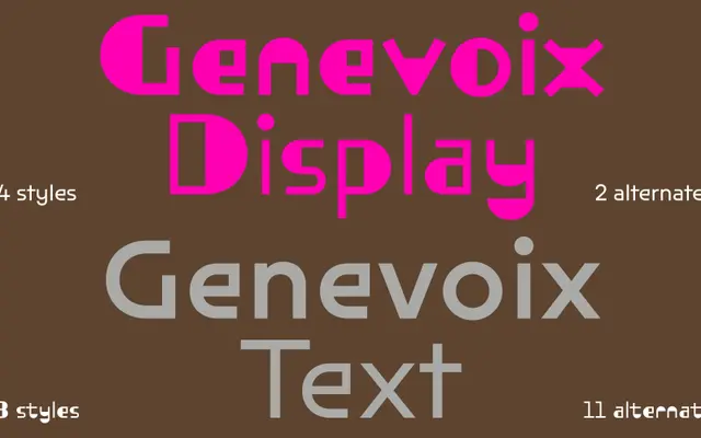 Genevoix specimen from The Designers Foundry