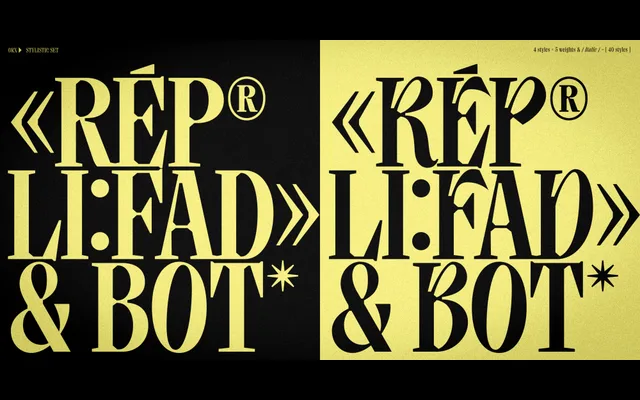 GRX specimen from The Designers Foundry