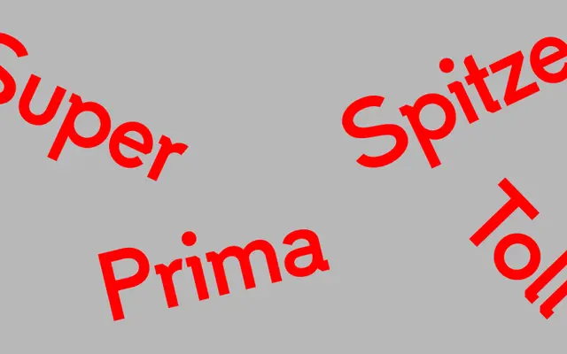 Superspitze specimen from The Designers Foundry