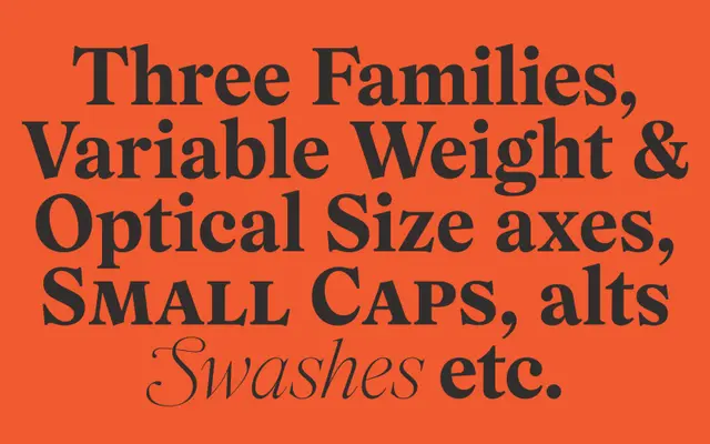 Wulkan specimen from The Designers Foundry