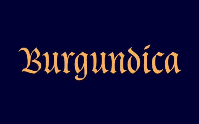 Burgundica specimen from The Enschedé Font Foundry