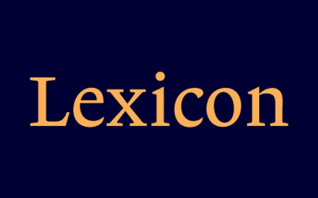 Lexicon specimen from The Enschedé Font Foundry
