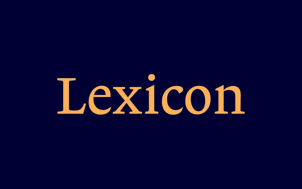 Lexicon specimen from The Enschedé Font Foundry
