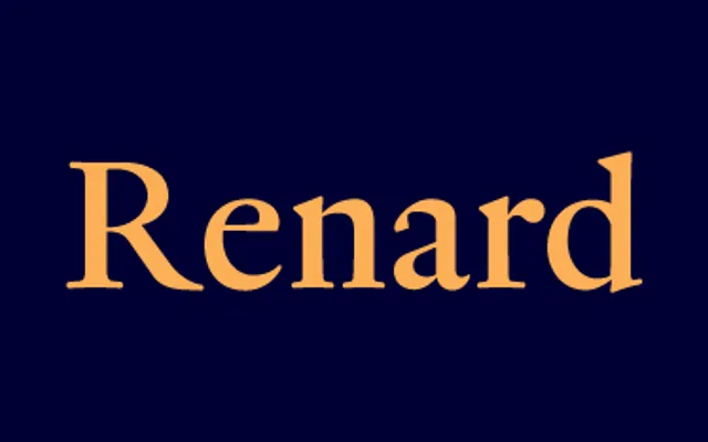 Renard specimen from The Enschedé Font Foundry