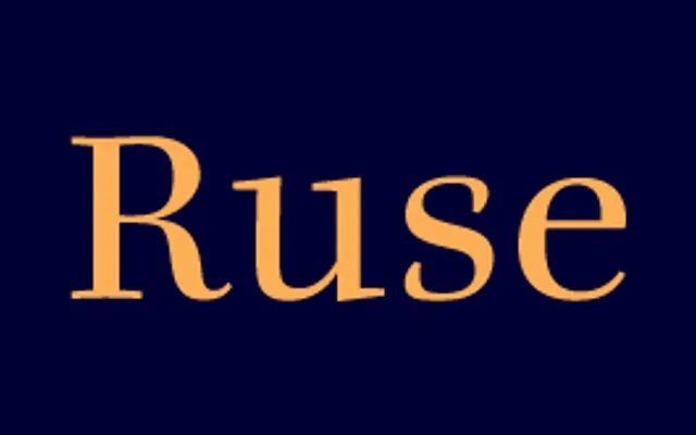 Ruse specimen from The Enschedé Font Foundry