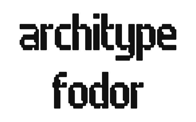 Architype Fodor specimen from The Foundry Types