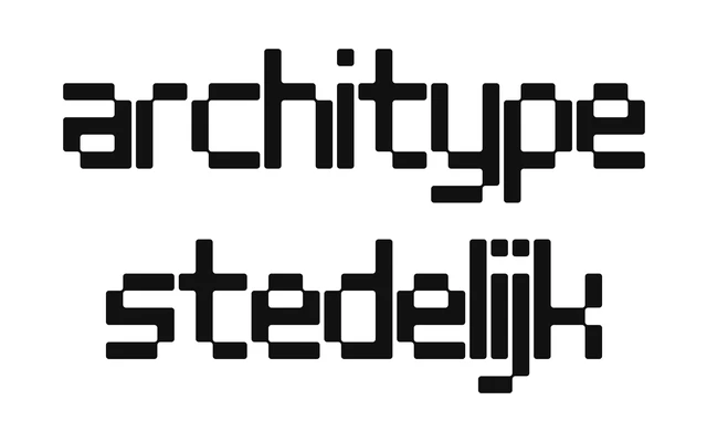 Architype Stedelijk specimen from The Foundry Types