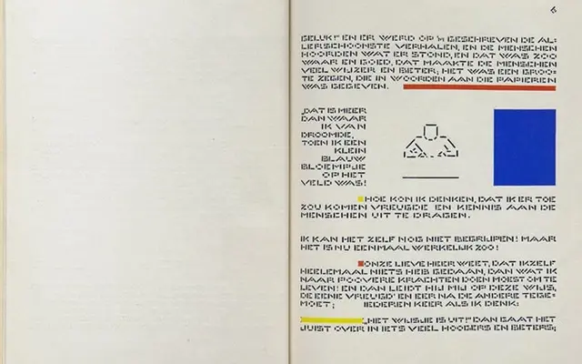 Architype Van der Leck specimen from The Foundry Types