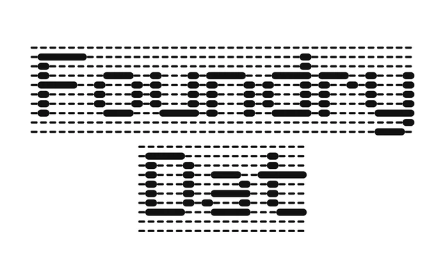 Foundry Dat specimen from The Foundry Types