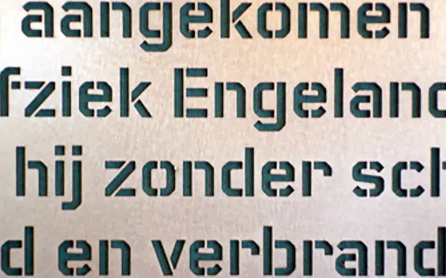 Foundry Fabriek specimen from The Foundry Types
