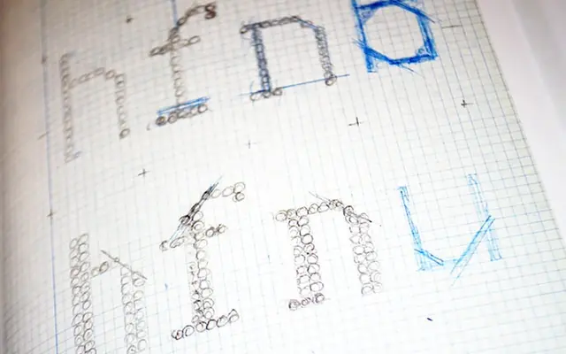 Foundry Gridnik specimen from The Foundry Types