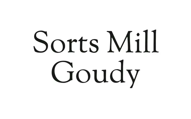 Sorts Mill Goudy specimen from The League of Moveable Type