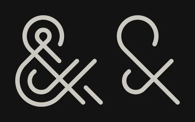 One & Two specimen from The Letters