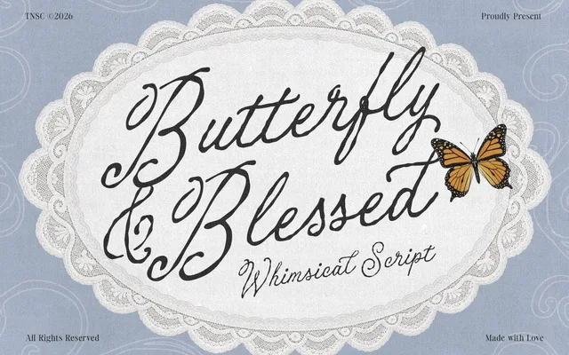 Butterfly & Blessed specimen from The Native Saint Club