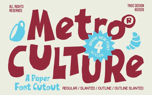 Metro Culture specimen from The Native Saint Club