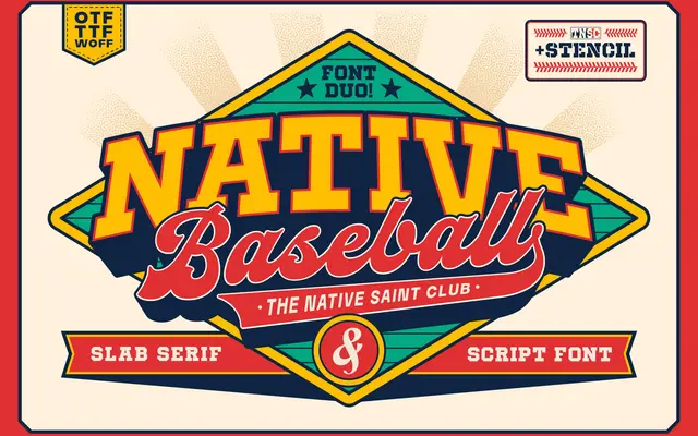 Native Baseball specimen from The Native Saint Club