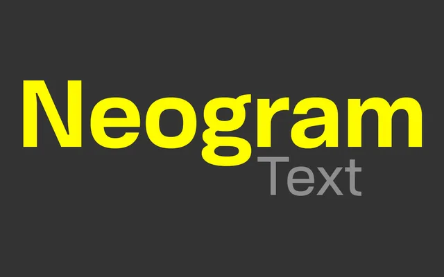 NeoGram Text specimen from The Northern Block