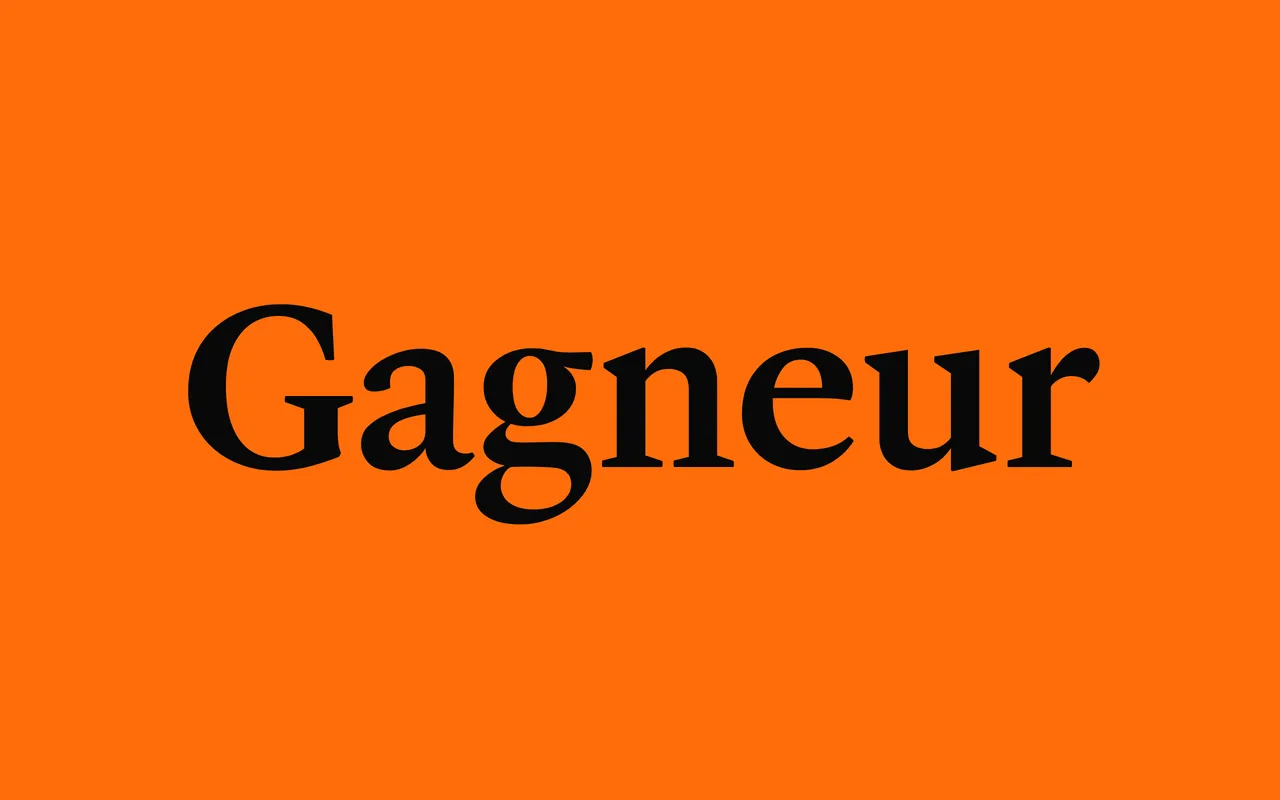 Gagneur specimen from Tiny Type Co.