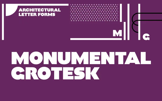 Monumental Grotesk specimen from Tiny Type Co.